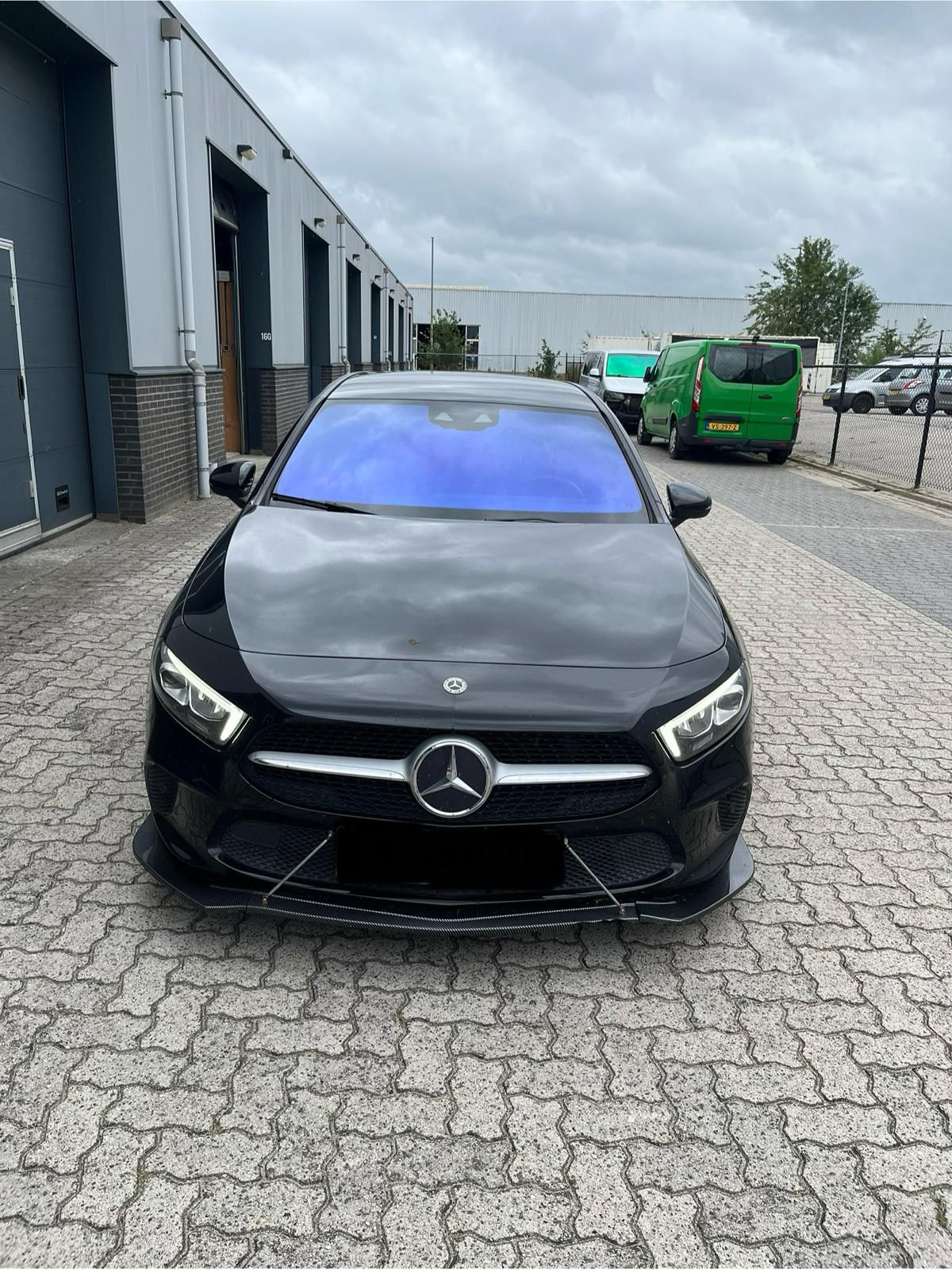 Chameleon Intens Blauw raamfolie