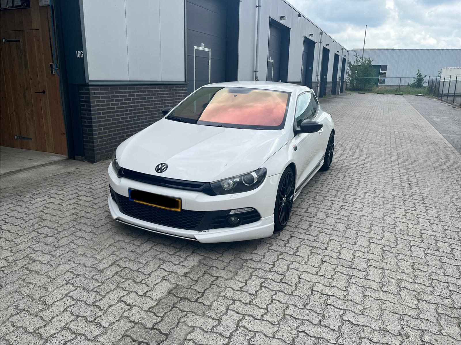 Chameleon Rood raamfolie